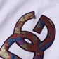 White Cotton DG Logo Patch Crew Neck T-shirt