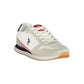 White Polyurethane Men's Sneaker