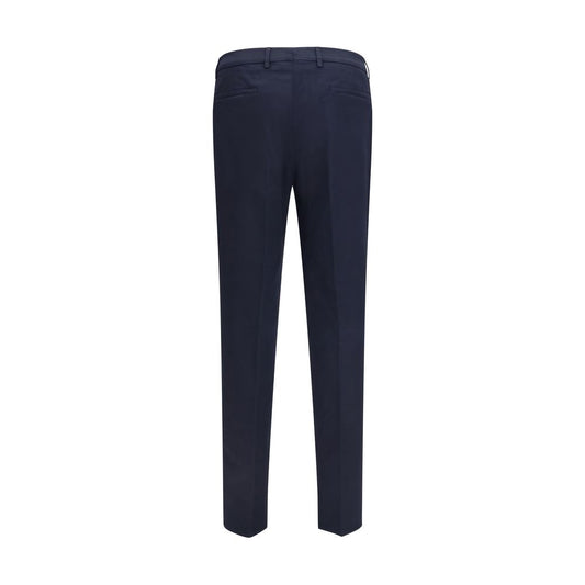 Black Cotton Chino Pants