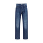Blue Cotton Jeans Denim