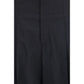 Black Cotton Casual Pants