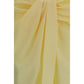 Bicolor Polyester Midi Skirt