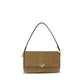 Beige Leather Shoulder Bag