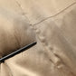 Bronze Toned Satin Fringe Hemmed Shawl Midi Dress