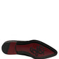 Black Red Embellished Derby Dress Formal Shoes