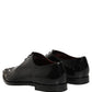 Black Embellished Derby Dress Formal Shoes