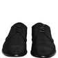 Black Suede Lace Up Derby Dress Formal Shoes