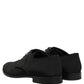 Black Suede Lace Up Derby Dress Formal Shoes