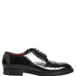 Black Leather Lace Up Derby Dress Formal Shoes
