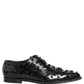 Black Leather Studded Men Formal Derby Shoes