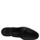 Black Leather Lace Up Derby Dress Formal Shoes