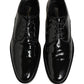 Black Leather Lace Up Derby Dress Formal Shoes