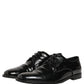 Black Leather Lace Up Derby Dress Formal Shoes