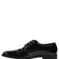 Black Leather Lace Up Derby Dress Formal Shoes
