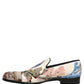 Multicolor Sequin Embroidered Loafers Shoes