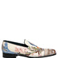 Multicolor Sequin Embroidered Loafers Shoes