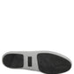 Gray Crown Rose Angel Embroidery Loafer Shoes