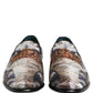 Multicolor Floral Tapestry Embroidery Loafer Shoes