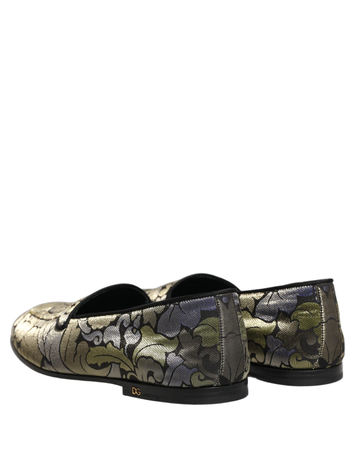 Multicolor Floral Jacquard Men Loafers Shoes