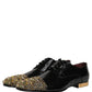 Black Embellished Men Derby Dress Formal Shoes