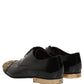 Black Embellished Men Derby Dress Formal Shoes