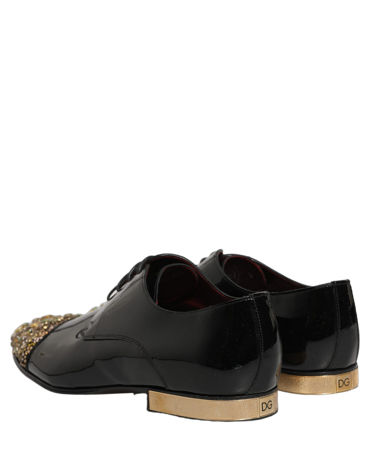 Black Embellished Men Derby Dress Formal Shoes