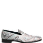 Multicolor Velvet Baroque Dress Loafers Shoes