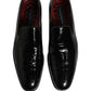 Black Patent Leather Men Dress Loafers Shoes