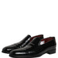 Black Patent Leather Men Dress Loafers Shoes