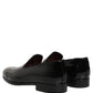 Black Patent Leather Men Dress Loafers Shoes