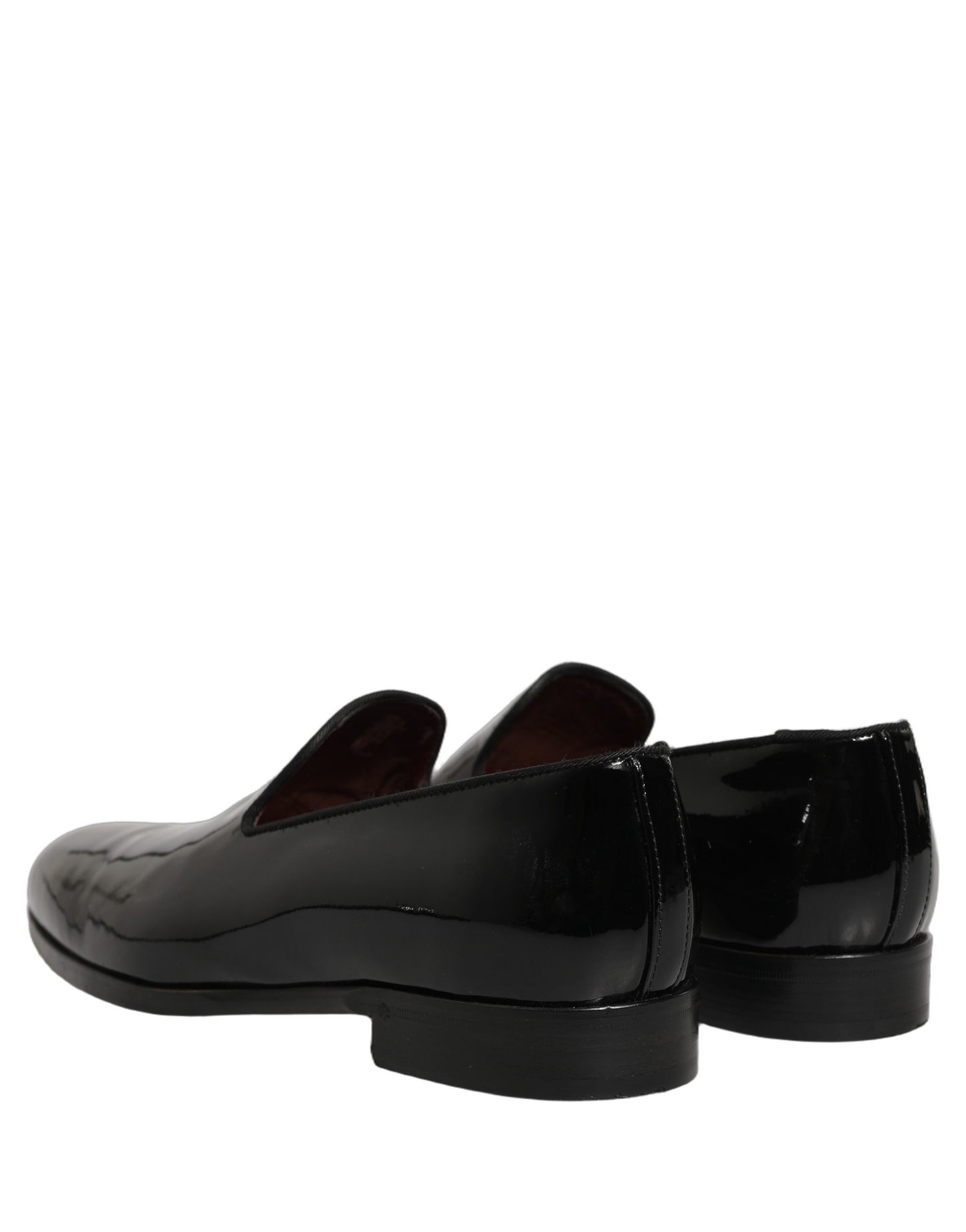 Black Patent Leather Men Dress Loafers Shoes