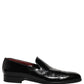Black Patent Leather Men Dress Loafers Shoes