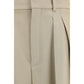 Beige Wool Oves Aries Dress Pants