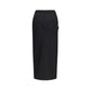 Black Wool Oves Aries Midi Skirt