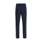 Blue Wool Oves Aries Casual Pants