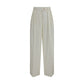 White Wool Oves Aries Casual Pants