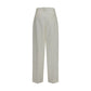 White Wool Oves Aries Casual Pants