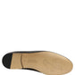 Silver Leather DG Logo Slip On Loafers Shoes