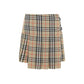 Beige Wool Oves Aries Mini Skirt