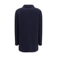 Blue Wool Oves Aries Full-Length Jacket