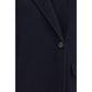 Blue Wool Oves Aries Full-Length Jacket