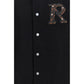 Black Wool Oves Aries Bomber