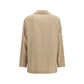 Beige Wool Oves Aries Full-Length Jacket