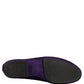 Violet Velvet Slip On Men Flats Loafers Shoes