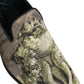 Brown Baroque Print Slip On Men Loafers Shoes
