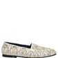 White Velvet Embroidered Dress Loafers Shoes