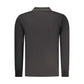 Black Cotton Mens Polo Shirt