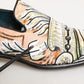 Multicolor Brocade Sequin Dress Loafers Shoes