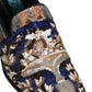 Multicolor Embroidered Sequin Loafers Shoes