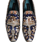 Multicolor Embroidered Sequin Loafers Shoes